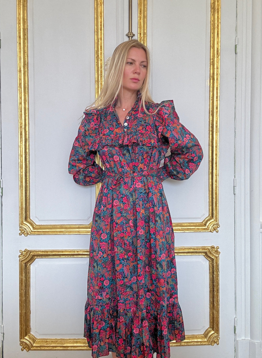 Mila dress in Ciara Pink Liberty