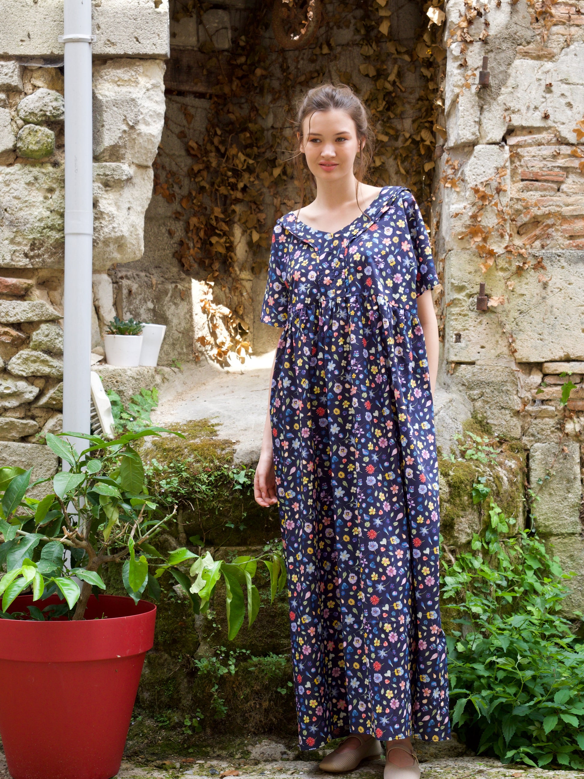 Arwen dress in Phyls Flower – Mûrier Arwen dress in Phyls Flower – Mûrier