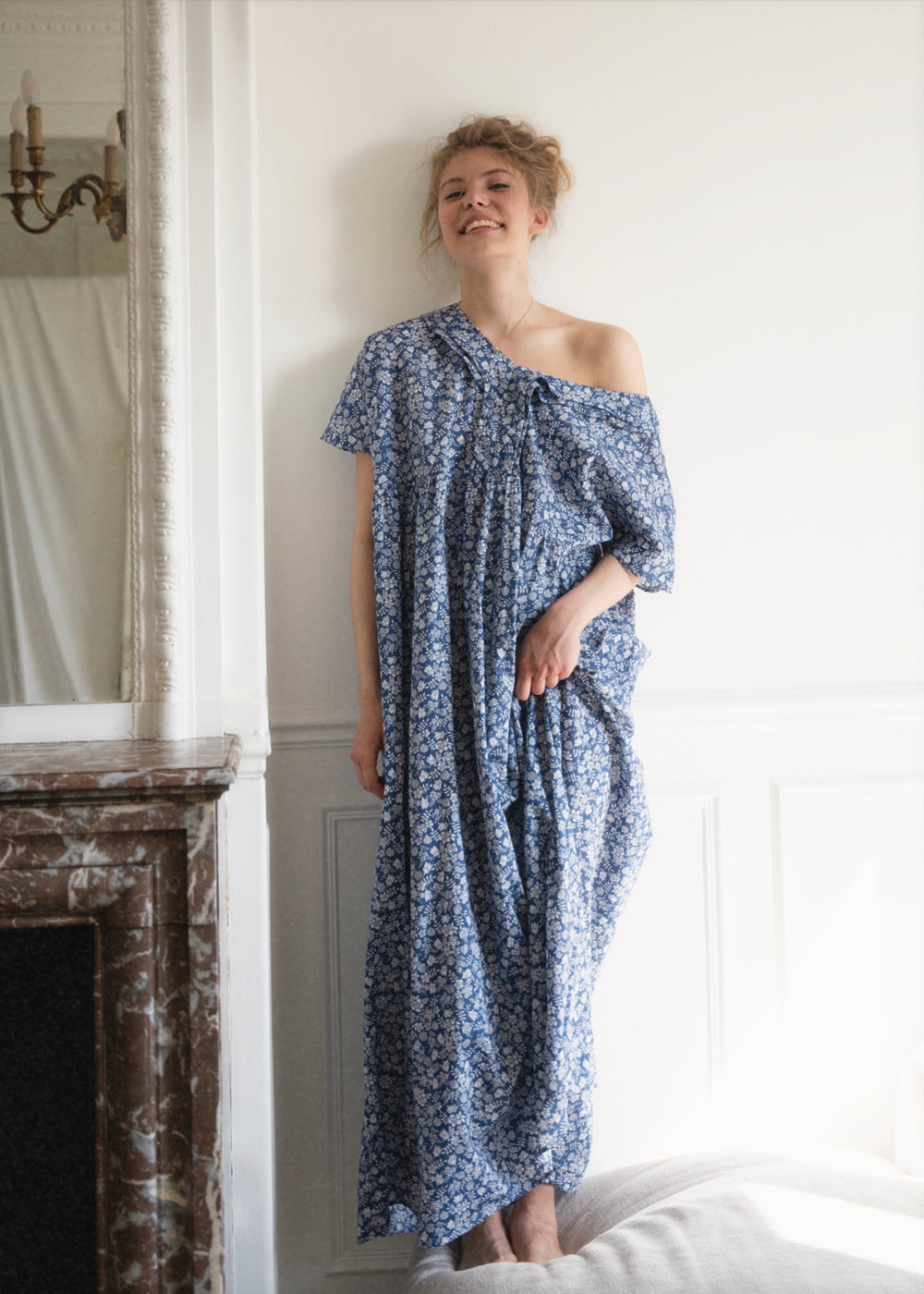 Arwen dress in Edenham Shadow