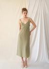 Odette dress in Olive Green