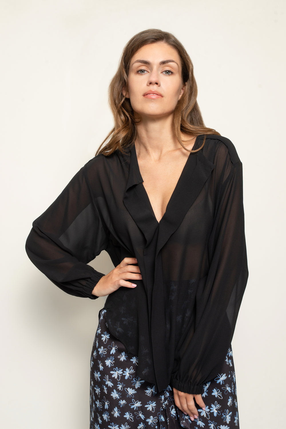 Diana blouse in Black
