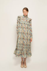 Robe Mila en Jardin Aquarelle