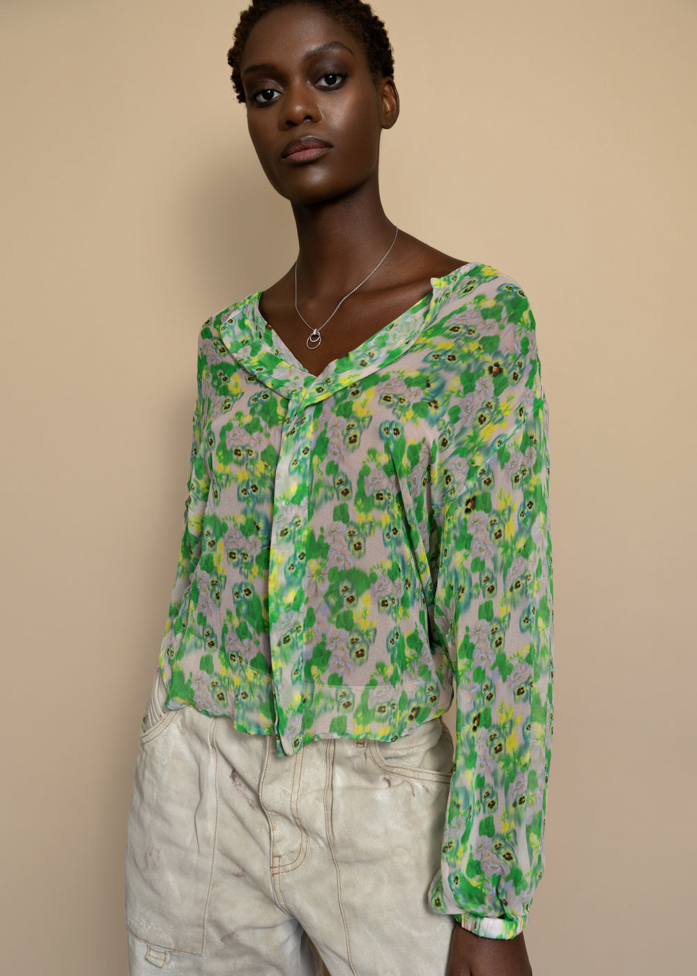 Diana blouse in Pensee