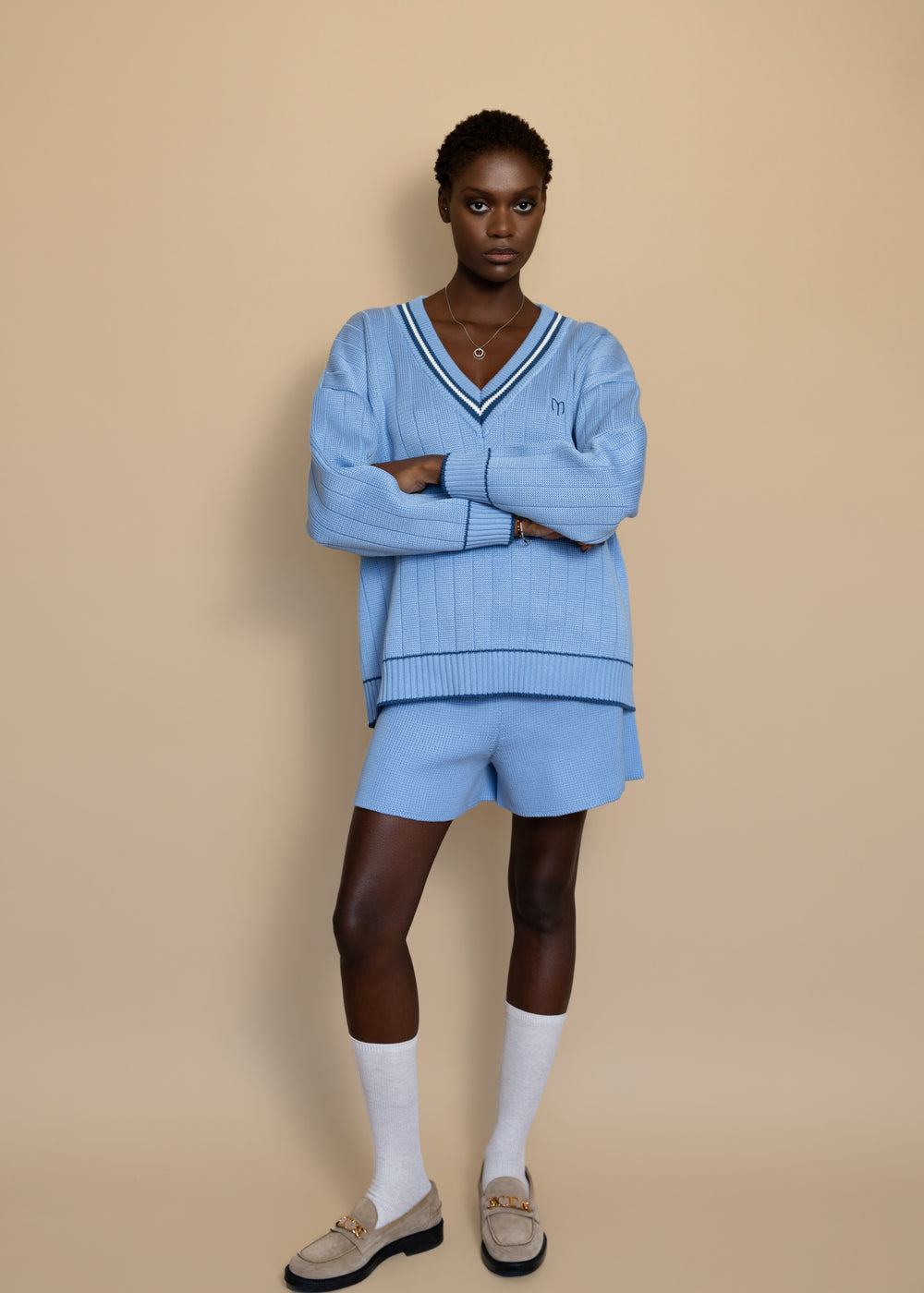 Chris shorts in Sky Blue