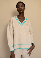 Billie Jean Sweater in Beige