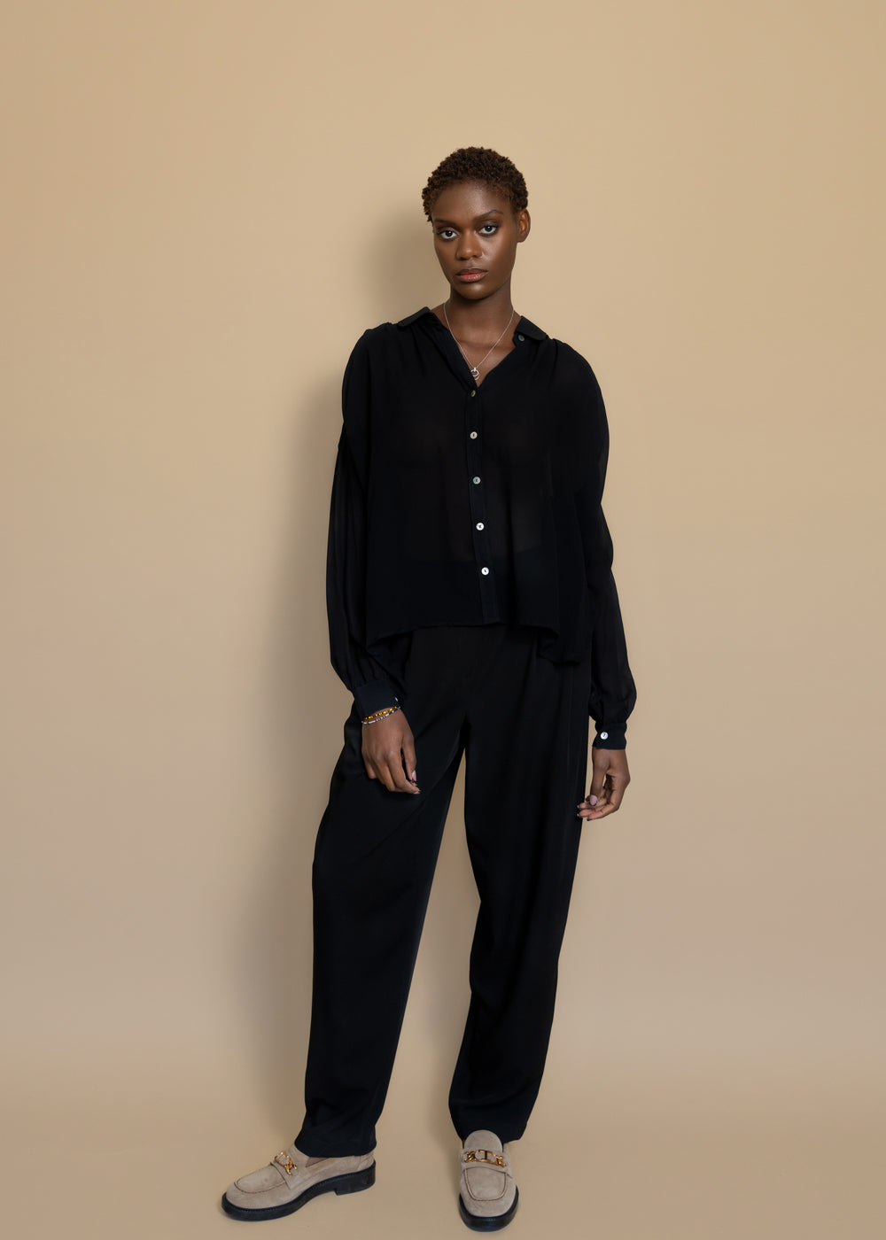 Anna blouse in Black